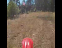 Collab Allfails - Guy red dirt bike wheelie fail gopro