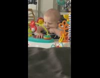 Baby boy falls asleep finger in mouth 