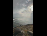 Time Lapse video of clouds formation and approaches filmer