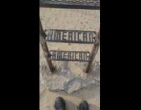 Man shows an old school style slide