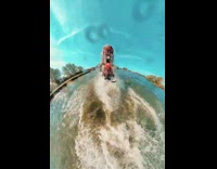 Guy does backflip on red jet ski 