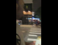 Guy does the stanky leg dance with canes 