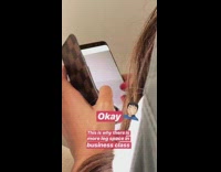 Business class flying 