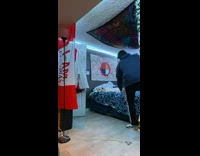 Guy shows dogs reaction to cuddle 