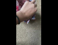 Origami Kusumada Flower Ball made of paper shown on the floor