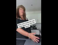 Lady breaks husbands mug on purpose 