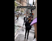 Collab WINY - Guy dance middle of the street selfie