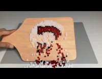 DDOI logo beads reverse built wooden board