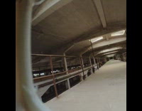 Aerial drone fell in the silo and recovered with a rope