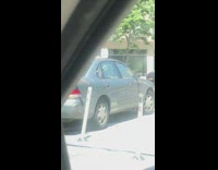 Collab winy - Car drives white electric guitar on trunk 