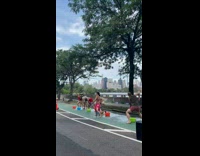 Collab WINY - Group of people dance with water bowl