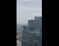 Man white sweater selfie rooftop building french