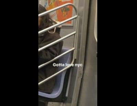 Guy brings pet rat on subway