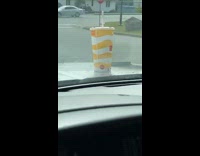 Perfect cup flip off hood exhaust of truck car