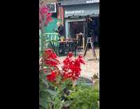 Collab IITW - Man dances shows body front of restaurant Part 2