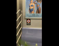 Sticker on subway says influencer free zone 