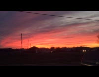 Orange clouds sunset on the sky