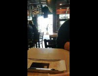 Girl black leggings box stand balance bright