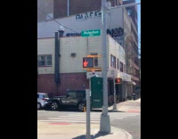 Submitter films pedestrian signal shows middle finger