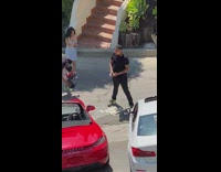 Man music video red car driveway filmer narrates Part 2