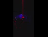 Disco Hat Reflects Light Flashes at Nightclub