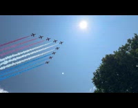 Color flypast for King Charles birthday celebration