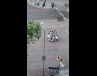 Collab IITW - Group of people flash mob dance street park