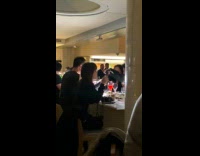 Collab IITW - Three people takes picture of their food