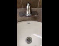 Wendys bathroom faucet rapid firing water