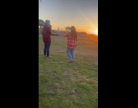Collab IITW - Couple poses photo and video at park sunset Part 2