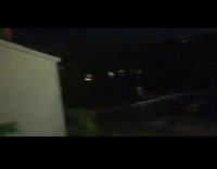 Guy jumps shed roof pool black boxers