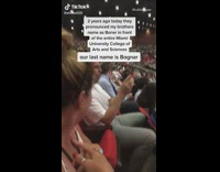 Professors say brothers name wrong graduation