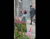 Guy eats honey straight from bottle 