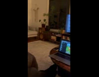 Dog tries to copy horse neigh