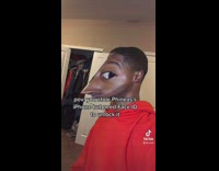 Guy red sweater big sharp nose filter