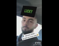 guy lucky year crashes new car