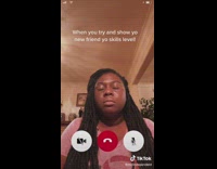 Girl pulls whole water bottle out of mouth