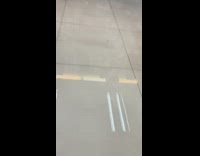 Flood water mopped inside the convenience store