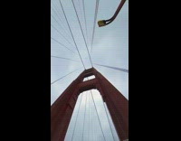 Romantic Couple Travels to San Francisco Bridge