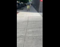 Collab winy - Man walk on street butt crack exposed