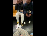 Collab WINY - Guy eating Nutella  with fingers on train pt 1