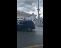 People walk near boat during storm 
Part 2 