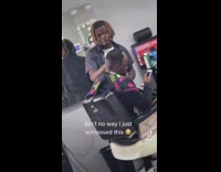 Customer yells about haircut from barber 