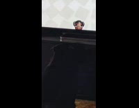 dog barks at nintendo wii person