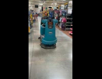 Automated cleaning machines at Walmart 