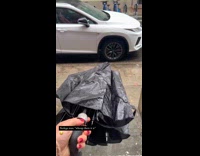 Girl tries to open umbrella breaks fail 
