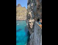 Collab SendItOfficiall - Man Messes Up Dive in Blue Ocean