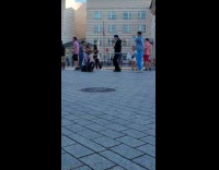 Collab IITW - Two men jacket hoodie dances at park