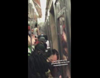 Guy dances to saxophone 