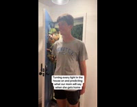 Family predicts what moms reaction would be